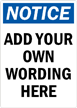 Notice Sign