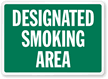 Designated Smoking Area (green)