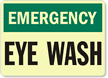 Emergency Eyewash Sign