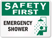 Safety First: Emergency Shower (with graphic)