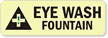 Eye Wash Fountain Sign