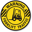 Warning Forklift Traffic