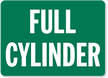 Full Cylinder Sign