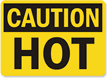 Caution Sign: Hot