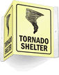 Tornado Shelter Sign
