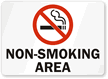 Non-Smoking Area (with symbol)