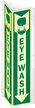 Projecting Aluminum Eyewash Sign