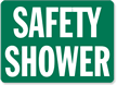 Safety Shower Sign