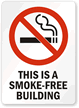 This Is A Smoke-Free Building Sign