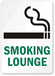 Smoking Lounge Sign