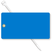 3¼” x 6” Blue Vinyl Tags