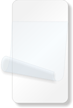 1¾” x 3¼” White Self-Laminating Labels