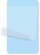 Light Blue Self-Laminating Blank Inspection Label