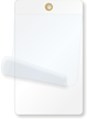 White Self-Laminating Blank Inspection Tag
