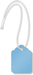 Blue Merchandise Tag (with strings)