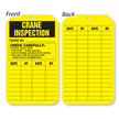 Crane Inspection Record Tag