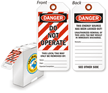 Danger Do Not Operate (100 Tag/Box) Lockout
