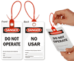 Lockout Danger Tag