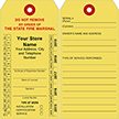 Louisiana Custom Fire Extinguisher Recharge Tag