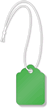Green Merchandise Tag (with strings)