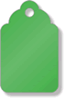 Green Merchandise Tag