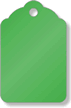 Green Merchandise Tag