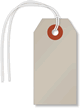 Grey Cardstock Tags (with strings)