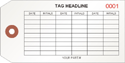Custom TurboTag™, Horizontal Table