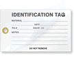 Identification Self-Laminating Tags