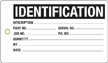 Identification Plastic Tags, Vinyl Inspection Tag