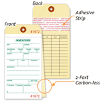 Heavy Manila Cardstock Inventory Tag Copy