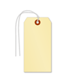 13-point Heavy Weight Cardstock Manila Tags with strings