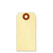 10-point Cardstock Manila Tags with 3/8