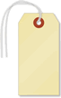Manila 10-point Cardstock Tags (with looped strings)
