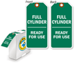 Full Cylinder Ready For Use Durable Plastic Tag-in-a-Box