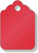 Red Merchandise Tag