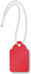 Red Merchandise Tag (with strings)