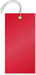 Red Tyvek Shipping Tags (with pre-attached wires)
