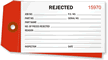 Inventory Tag - Rejected (2 part)
