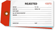 Inventory Tag - Rejected (3 part)