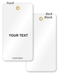 Standard Vertical Inspection Tag with one-side printing