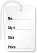 Garment Tag ( 2-7/8 in. x 1-3/4 in.) with String
