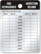 Fire Extinguisher 4-Year Maintenance Tag, Starting 2011