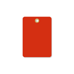 Red Vinyl Inspection Blank Tag