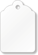White Merchandise Tag