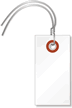 White Tyvek Shipping Tags (with pre-attached wires)