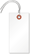 White Tyvek Shipping Tags (with pre-attached wires)