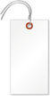 White Tyvek Shipping Tags (with pre-attached wires)