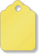 Yellow Merchandise Tag