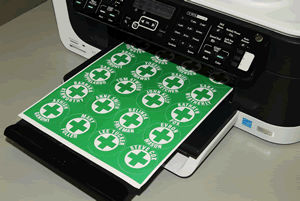 Laser Printable Hard Hat Stickers